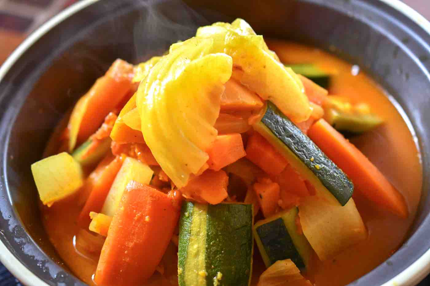 Vegetable tagine with chickpeas